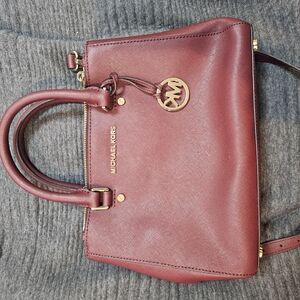 Michael Kors Burgundy Handbag